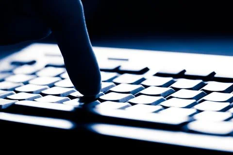 Keyboard closeup view Stock Photos