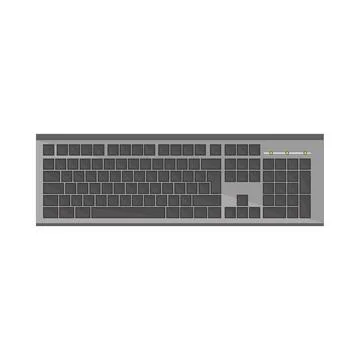 Keyboard computer hardware Stock Illustration