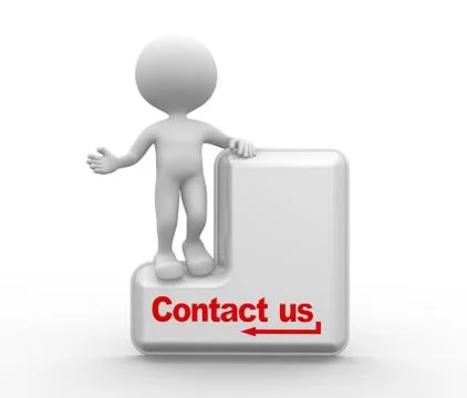 Keyboard - conctact us Stock Illustration