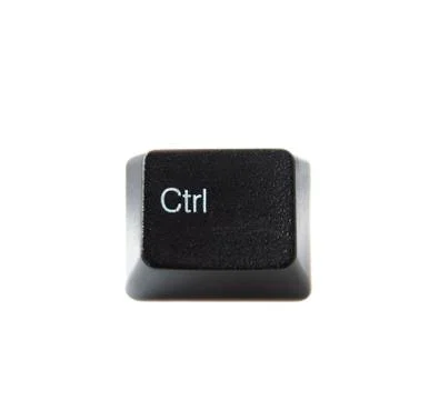 Keyboard control key Stock Photos