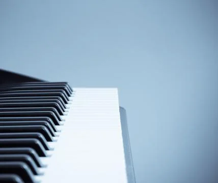 Keyboard cool tone Stock Photos