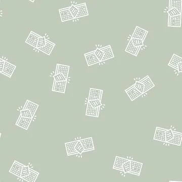 Keyboard cover line seamless pattern Stockillustratie