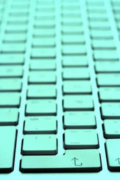 Keyboard - Cross-processed Stock Photos