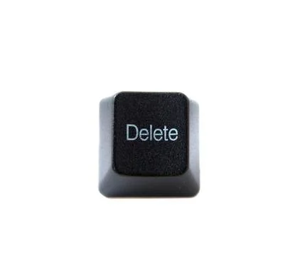 Keyboard delete key Stock Photos