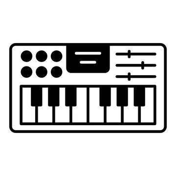 Keyboard Dualtone Icon Stock Illustration