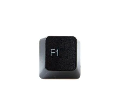 Keyboard f1 key Stock Photos