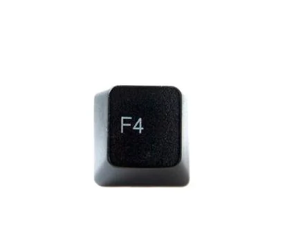 Keyboard f4 key Stock Photos