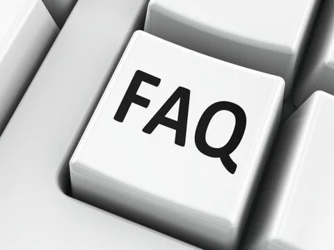 Keyboard FAQ Stock Illustration