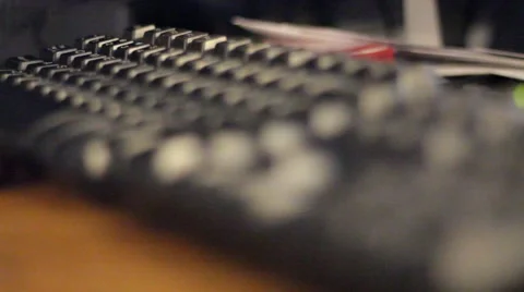 Keyboard focus Stock Footage 47531782