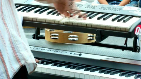 Keyboard Stock Footage 483374