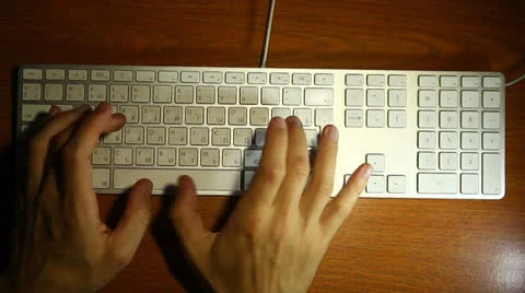 Keyboard Stock Footage 25070425
