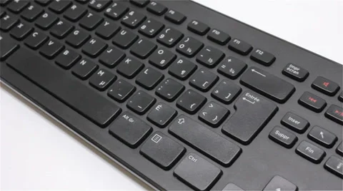 Keyboard Stock Footage 34262609