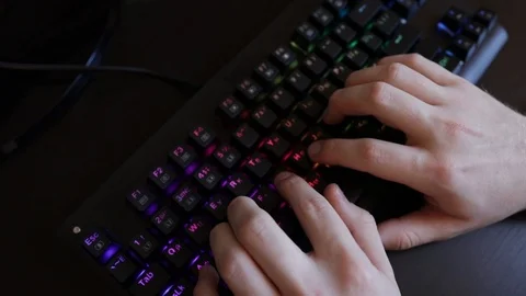 Keyboard Stock Footage 122821283