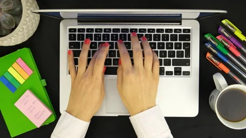 Keyboard Video stock 132484490