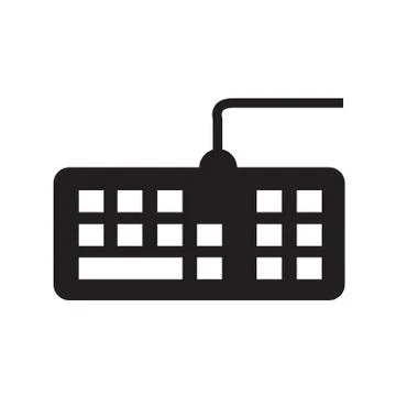 Keyboard icon Stock Illustration
