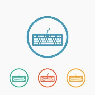 Keyboard icon Stock Illustration