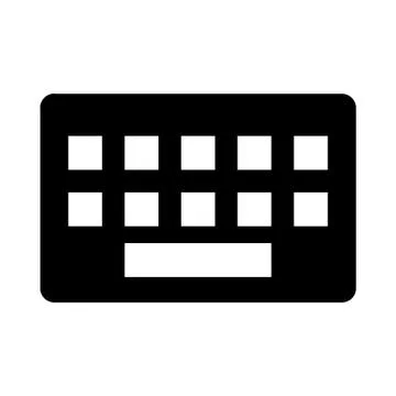 Keyboard Icon Stock Illustration