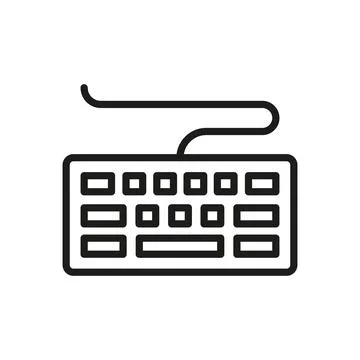 Keyboard icon vector design templates simple and modern Stock Illustration