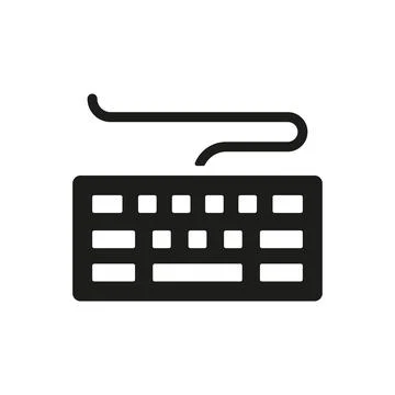 Keyboard icon vector design templates simple and modern Stock Illustration