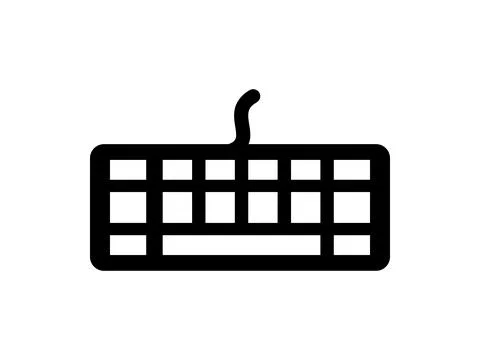 Keyboard Icon Vector Illustration Design Stock Illustration