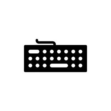 Keyboard icon vector illustration. keyboard sign and symbol Stock Illustration