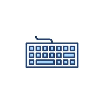 Keyboard icon vector. keyboard sign and symbol Stock Illustration