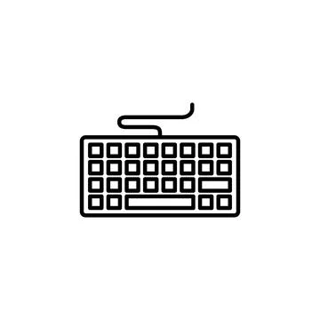 Keyboard icon vector. keyboard vector symbol Stock Illustration