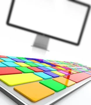 Keyboard Stock Illustration