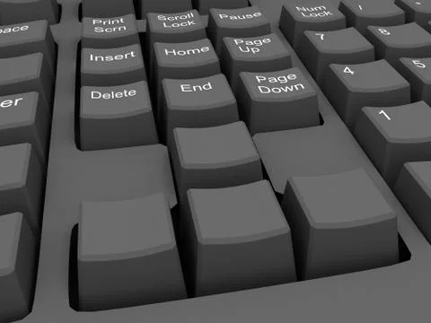 Keyboard Stock Illustration