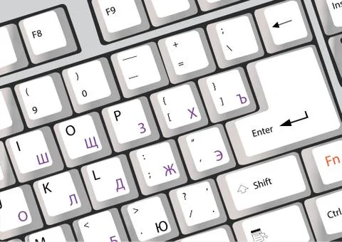 Keyboard Stock Illustration
