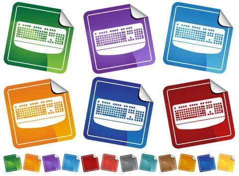 Keyboard Stock Illustration