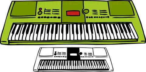 Keyboard Stock Illustration