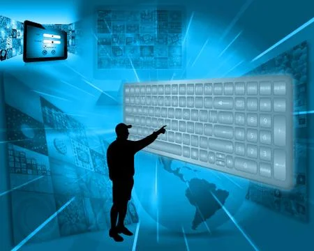 Keyboard Stock Illustration