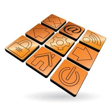 Keyboard Stock Illustration