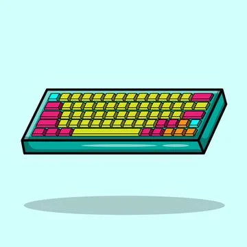 Keyboard Stock Illustration