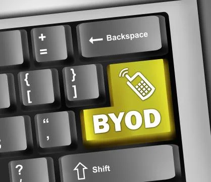 Keyboard illustration byod Stock Illustration