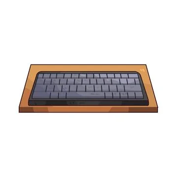 Keyboard illustration Stock Illustration