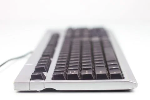 Keyboard isolated on white background Stock Photos