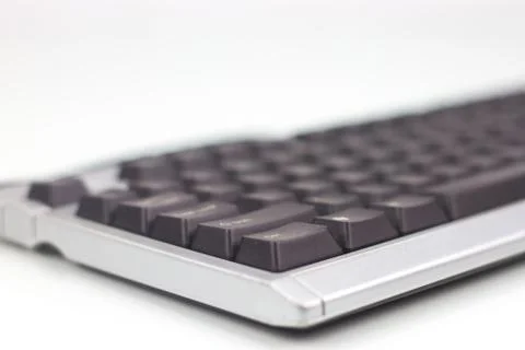 Keyboard isolated on white background Stock Photos
