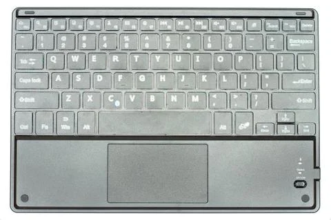Keyboard isolated in white Stock Photos