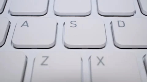 Keyboard Keys Macro Slider Computer Technology Video 動画素材 343157785