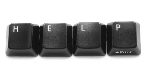 Keyboard keys Stock Photos