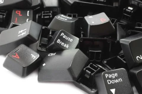 Keyboard keys Stock Photos