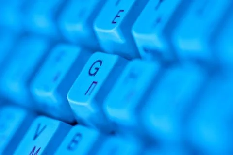 Keyboard keys Foto stock