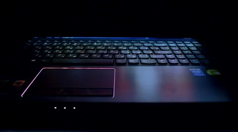 Keyboard of laptop Stock Footage 45011954
