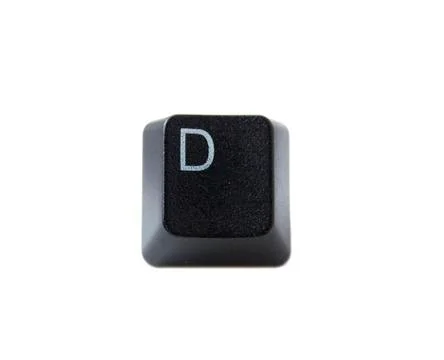 Keyboard letter d Stock Photos