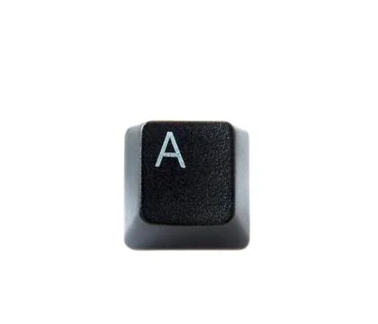 Keyboard letter a Stock Photos