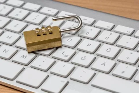 Keyboard with Lock Stock Photos