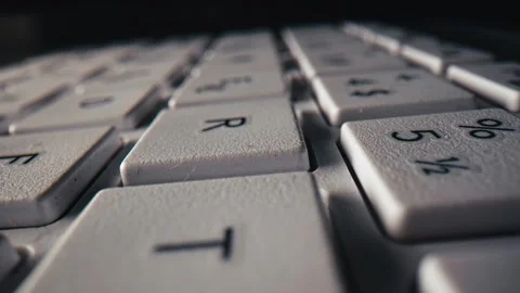 Keyboard Macro shot of the keys Vídeos de archivo 242456581