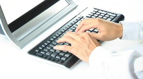 Keyboard manager with shirt Video stock 87477